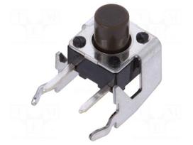 Microswitch TACT | SPST | Pos: 2 | 0.05A/12VDC | THT | 1.6N | 6x6x3.5mm