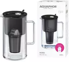 Aquaphor Nord A5 Mg Juodas Glass filter jug, juodas