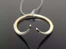 Best Diamonds Geltono aukso žiedas su briliantais