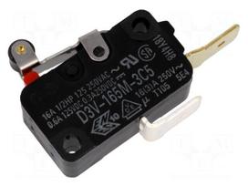 Microswitch SNAP ACTION | with lever (with roller) | SPST-NO