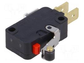 Microswitch SNAP ACTION | with lever (with roller) | SPDT | Pos: 2