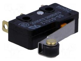 Microswitch SNAP ACTION | with lever (with roller) | SPDT | Pos: 2