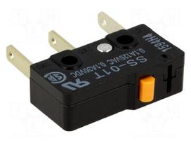 Microswitch SNAP ACTION | without lever | SPDT | 0.1A/125VAC | Pos: 2