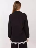 Italy Moda Švarkas moterims -IT-MA-FL9916-2.12P-juoda