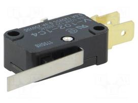 Microswitch SNAP ACTION | with lever | SPDT | 10A/250VAC | ON-(ON)