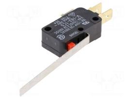 Microswitch SNAP ACTION | with lever | SPDT | 16A/250VAC | ON-(ON)