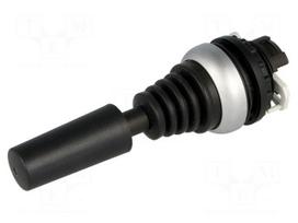 Switch: joystick | Stabl.pos: 4 | 22mm | black | Illumin: none | IP66