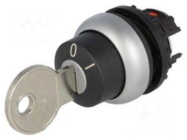 Switch: rotary with key | 22mm | Man.series: RMQ-Titan