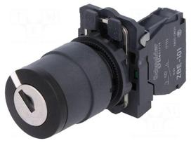 Switch: rotary with key | Stabl.pos: 2 | NO | 3A/240VAC | 0.55A/125VDC