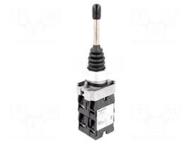 Switch: joystick | Stabl.pos: 1 | NO x4 | 3A/240VAC | 0.55A/125VDC
