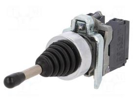 Switch: joystick | Stabl.pos: 2 | NO x2 | 3A/240VAC | 0.55A/125VDC
