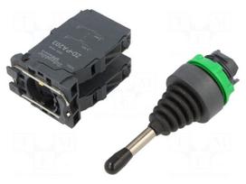 Switch: joystick | Stabl.pos: 1 | NO x4 | 3A/240VAC | 0.55A/125VDC