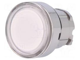 Switch: push-button | Stabl.pos: 2 | 22mm | white | IP66 | Pos: 2 | Ø22mm