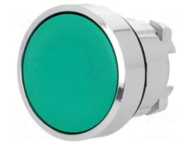 Switch: push-button | Stabl.pos: 2 | 22mm | green | Illumin: none | IP66
