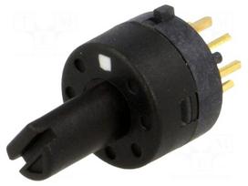 Switch: rotary | Pos: 3 | 0.5A/24VDC | Poles number: 1 | 45° | -20÷70°C