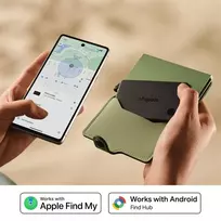 „Chipolo CARD & LOOP“ įkraunamas „Bluetooth“ sekiklis, skirtas „iOS“ ir „Android“, anglies spalvos rinkinys