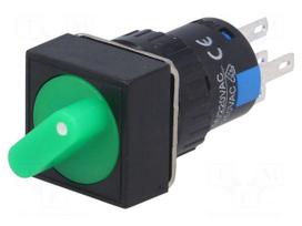 Switch: rotary | Pos: 2 | SPDT | 3A/220VAC | 2A/24VDC | -20÷55°C | 50mΩ