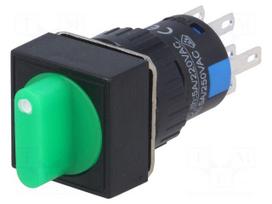 Switch: rotary | Pos: 3 | 3A/220VAC | 2A/24VDC | -20÷55°C | 50mΩ | Ø16mm
