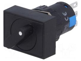 Switch: rotary | Pos: 2 | SPDT | 3A/220VAC | 2A/24VDC | -20÷55°C | 50mΩ
