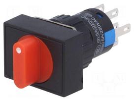 Switch: rotary | Pos: 3 | 3A/220VAC | 2A/24VDC | -20÷55°C | 50mΩ | Ø16mm