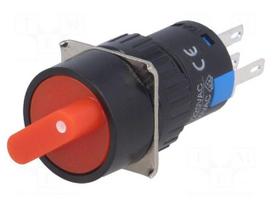 Switch: rotary | Pos: 2 | SPDT | 3A/220VAC | 2A/24VDC | -20÷55°C | 50mΩ