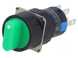 Switch: rotary | Pos: 3 | 3A/220VAC | 2A/24VDC | -20÷55°C | 50mΩ | Ø16mm