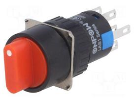 Switch: rotary | Pos: 3 | 3A/220VAC | 2A/24VDC | -20÷55°C | 50mΩ | Ø16mm