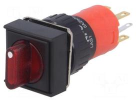 Switch: rotary | Pos: 2 | SPST-NO + SPST-NC | 3A/220VAC | 2A/24VDC