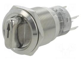 Switch: rotary | Pos: 2 | SPDT | 0.5A/220VAC | 1A/24VDC | -20÷55°C | 50mΩ