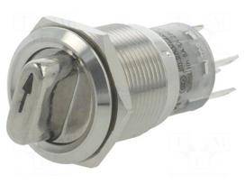 Switch: rotary | Pos: 2 | SPDT | 0.5A/220VAC | 1A/24VDC | -20÷55°C | 50mΩ