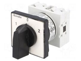 Switch: cam switch | Stabl.pos: 3 | 16A | 1-0-2 | Poles: 1 | Pos: 3