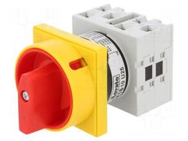 Switch: cam switch | Stabl.pos: 2 | 16A | 0-1 | Poles: 3 | Pos: 2 | -25÷55°C