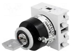Switch: cam switch | Stabl.pos: 2 | 16A | 0-1 | Poles: 1 | Pos: 2 | -25÷55°C