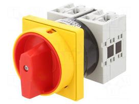 Switch: cam switch | Stabl.pos: 2 | 32A | 0-1 | Poles: 4 | Pos: 2 | -25÷55°C