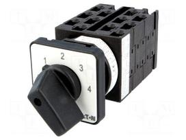 Switch: step cam switch | Stabl.pos: 5 | 20A | 0-1-2-3-4 | Poles: 3