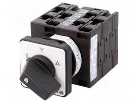 Switch: star-delta cam switch | Stabl.pos: 3 | 32A | 0-Y-Δ | Poles: 3