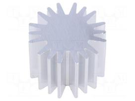 Heatsink | LED | Ø: 20mm | H: 15mm