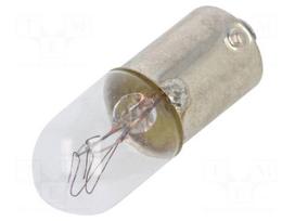 Filament lamp: bayonet | BA9S | 48VDC | 40mA | Bulb: T3 1/4 | 2W | L: 30mm