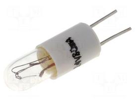 Filament lamp: miniature | 14VDC | 80mA | Ø: 6mm | L: 15mm
