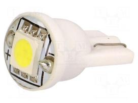 LED lamp | neutral white | W2,1x9,5d | Urated: 12VDC | 22lm | 0.24W
