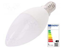 LED lamp | warm white | E14 | 220/240VAC | 470lm | 5.5W | 200° | 2700K