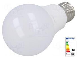 LED lamp | warm white | E27 | 230VAC | 470lm | 5.5W | 2700K | CRImin: 80