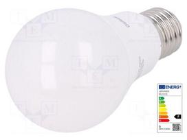 LED lamp | neutral white | E27 | 230VAC | 806lm | 9W | 4000K | CRImin: 80