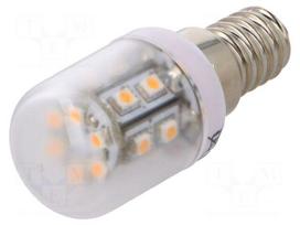 LED lamp | warm white | E14 | 230VAC | 80lm | 1.2W | 300° | 2700K