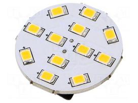 LED lamp | warm white | G4 | 12VDC | 12VAC | 170lm | 2W | 140° | 2800K