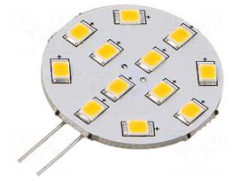 LED lamp | warm white | G4 | 12VDC | 12VAC | 170lm | 2W | 140° | 2800K