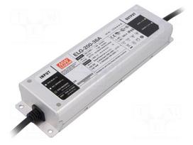 Power supply: switched-mode | LED | 199.8W | 36VDC | 33.5÷38.5VDC