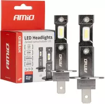 LED žibintų lemputės Hybrid H1 6000K Canbus 60W AMIO-04112