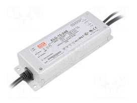Power supply: switched-mode | LED | 75.6W | 24VDC | 3.15A | 180÷295VAC