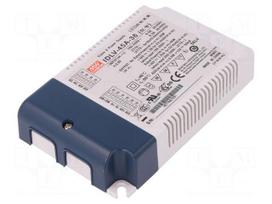 Power supply: switched-mode | LED | 45W | 36VDC | 1.25A | 90÷295VAC
